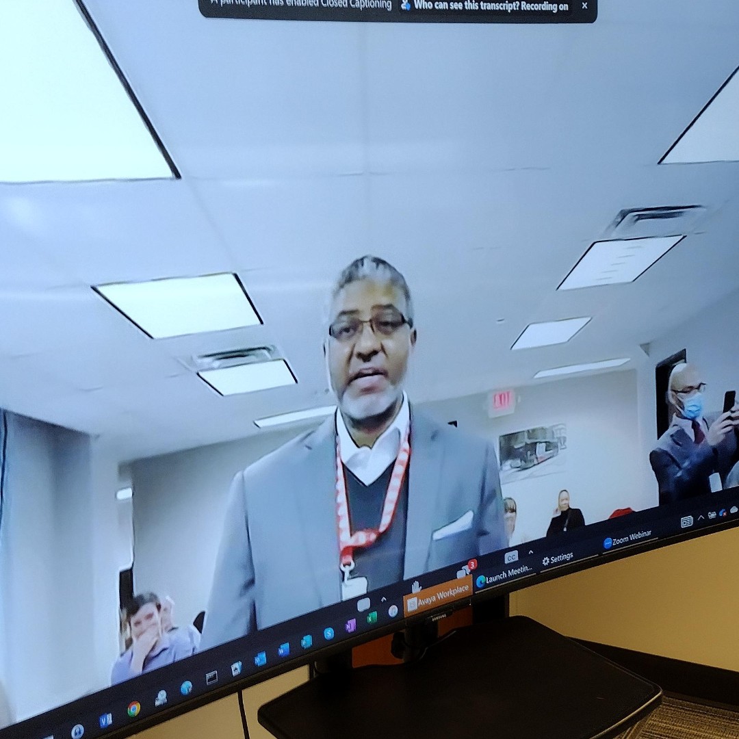 General Manager Dwight Ferrell-  Presents to the board the new VP of External Affairs, Bernard Parker III.