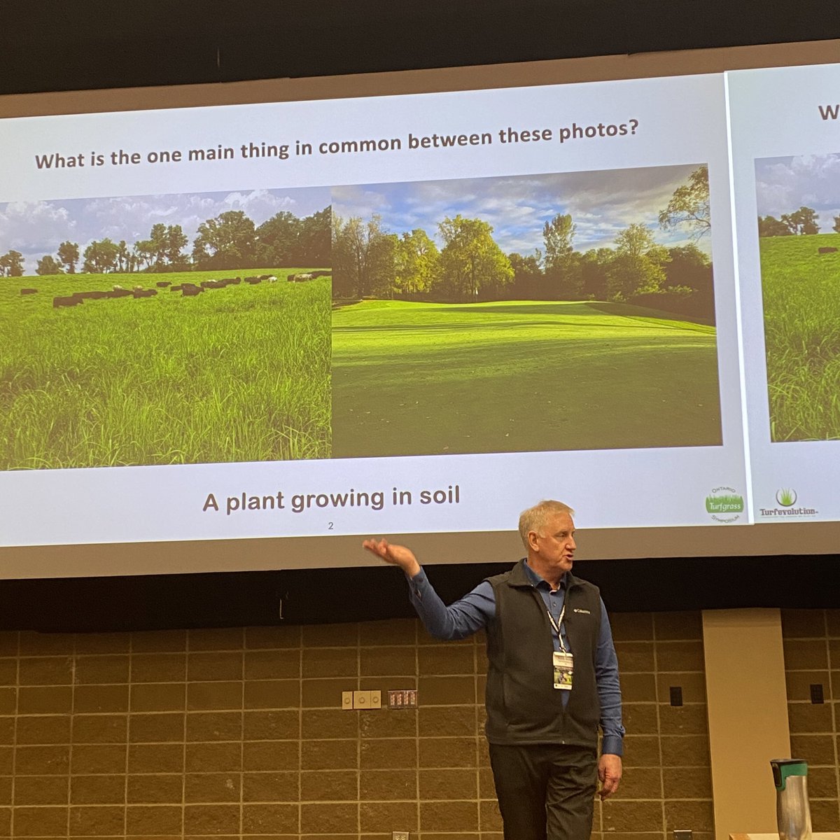 Why do we try to control the pathogens when we could instead support the natural ecosystem? A challenge issued to the turf industry by <a href="/RandyBookerOCGC/">Randy Booker</a> at #OTS2023