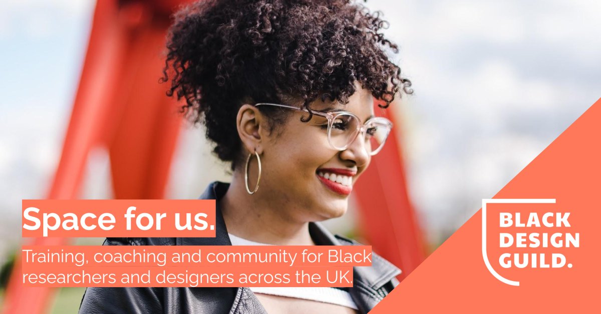 A free sixth month programme where Black design thinkers and researchers thrive. 

Check it out: 
bit.ly/40Qdrq2

#designthinking #Blackdesign #Blackresearchers #UCD #HCD #designresearch #coaching #Blackleaders #leadership