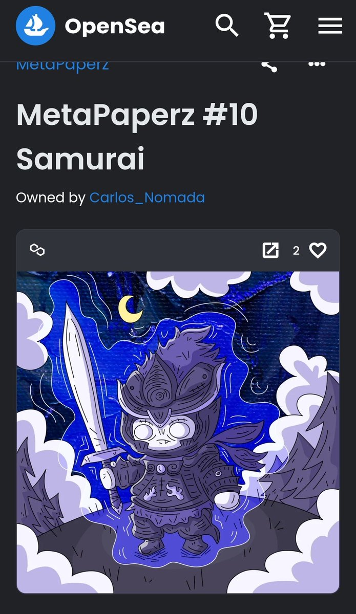 Yaayyy, got my two custom requests from the amazing <a href="/CreamWNFT/">Creamw.eth 🎨</a> 🤩 so so cool.
Everyone, please follow this artist and 👀 his collection. Sold out in each drop, and it's only in the beginning 👇
opensea.io/collection/met…