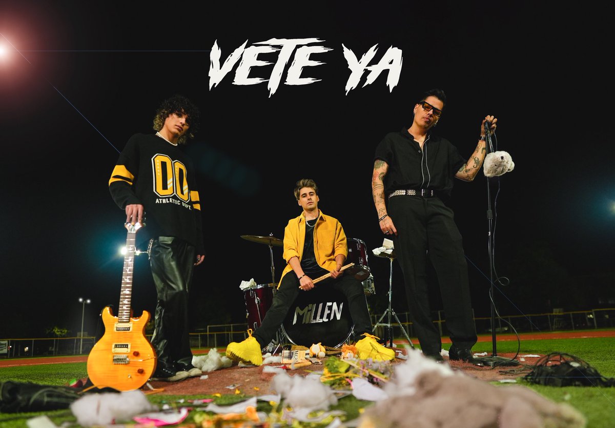 millenoficial's tweet photo. ⚠️Nos vemos a las 7:00 P.M. para el estreno del videoclip de “VETE YA”💥

Gracias por sus mensajitos y el amor que nos han regalado para hacer posible esta canción.

¡¡Faltan pocas horas para que la disfruten!! 🔥 🕰️

Son los y las mejores ♥️🫶🏻

#Millen #VeteYa #Música https://t.co/RrLwCtQXAT