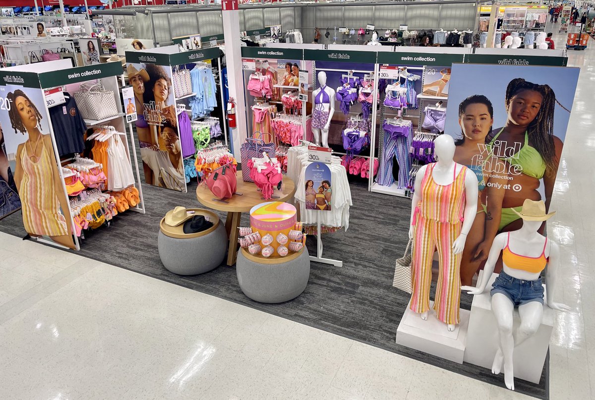 MaySandlin11's tweet photo. In love w how our Wild Fable Swim Gateway turned out😍 It’s all the vibrant colors for me❤️✨🟡💚✨🔵💜 #visualmerchandiser #target #wildfable #swimwear @Alyssa_D_Miller @emily69716809 https://t.co/OD8wuGJ1Pn