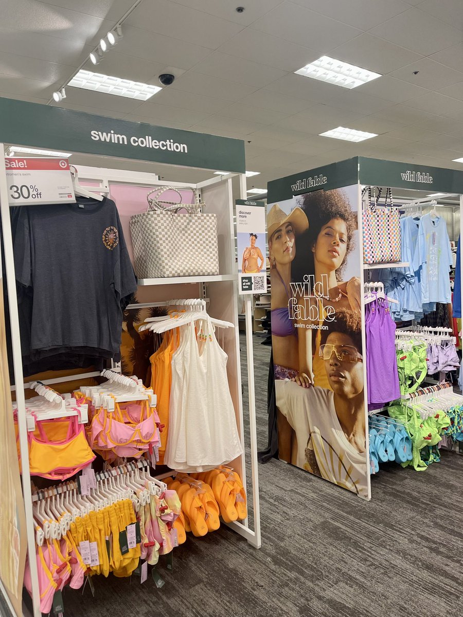MaySandlin11's tweet photo. In love w how our Wild Fable Swim Gateway turned out😍 It’s all the vibrant colors for me❤️✨🟡💚✨🔵💜 #visualmerchandiser #target #wildfable #swimwear @Alyssa_D_Miller @emily69716809 https://t.co/OD8wuGJ1Pn