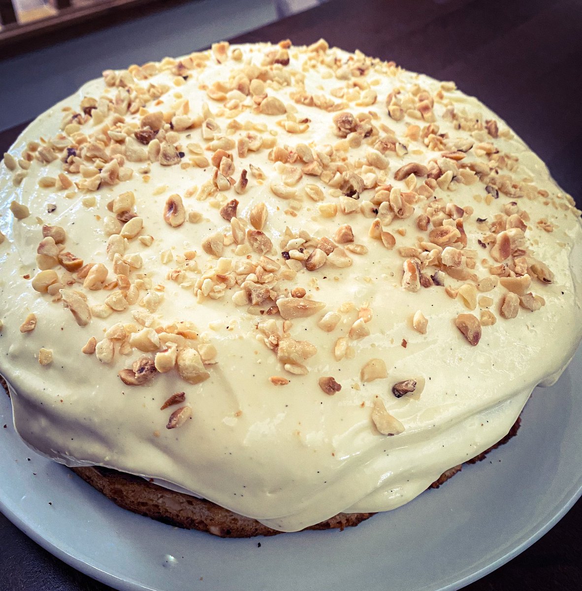 toria_keith's tweet photo. Made @SueHLawrence ‘Cookie Shine’ cake for my husband’s birthday today - slightly over baked it but got away with it - what a treat, and it got the older generation reminiscing about traditional glazed cookies :-) https://t.co/PcCJJD4iYI