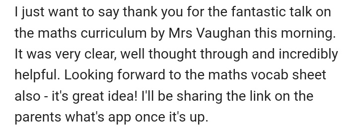 FloreatWands's tweet photo. Maths Parent Session with @_miss_weeks 
A great turnout with engaged parents curious about our approach! Maths can be a powerful tool to help pupils improve their skills in communication &amp; problem solving across the curriculum &amp; beyond Year 6 ✅🏆👏🏼

Photo &amp; feedback included! https://t.co/OJgZPGtKfq