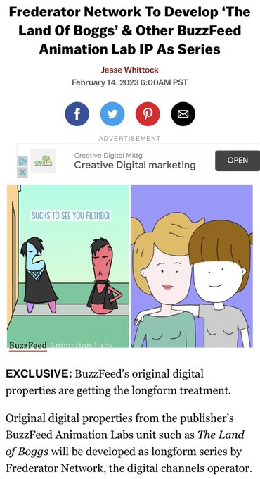 Exciting times potentially for Chikn and BuzzFeed Animation!

https://t.co/hTkZH5p9tQ 
