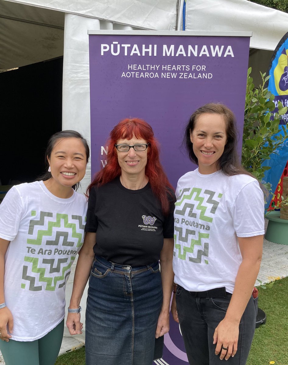 Kia Ora from the #putahimanawa team at the #tearapoutama tent at <a href="/TeMatatini/">Te Matatini</a>! Come say hi and fill out our questionnaire on heart health 🫀 for a chance to win a signed <a href="/BlackFerns/">Black Ferns</a> jersey 😱