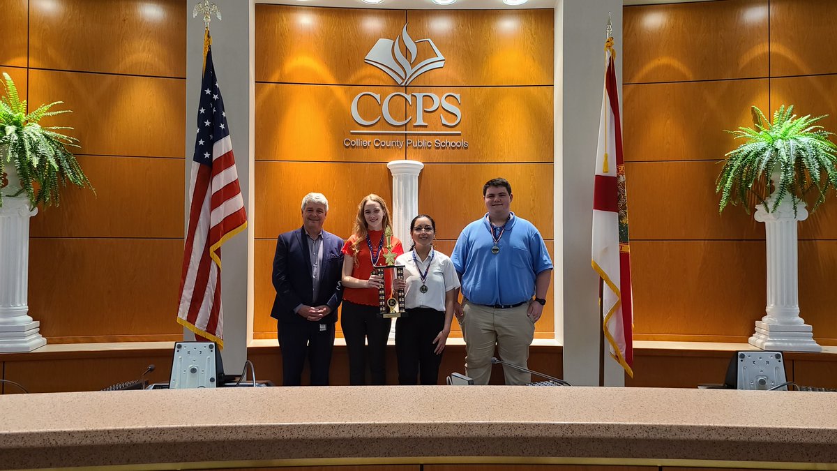collierschools's tweet photo. Congrats to our 2023 High School Debate winners! Novice Finals @GCSharks (1st place) and @WeAreLely  (2nd place). Varsity Finals  @GCSharks (1st place) and @PalmettoRidgeHS (2nd place). #CCPSProud https://t.co/WFZQrh2evU