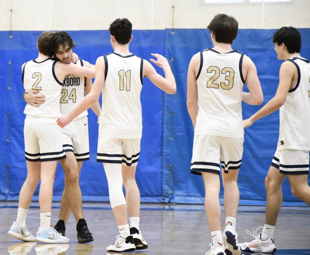 A three from Penders puts him in the 1,000 point club to make it 44-35.

That makes him the fifth to do so in boys basketball history for Foxboro and the first since Brandon Borde in 2020.