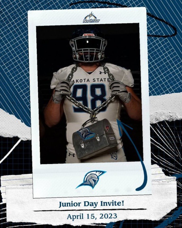 ChaseEisenbach's tweet photo. Thank @DSUFBCoachYost for the junior day invite! https://t.co/AjZOrZmlmK