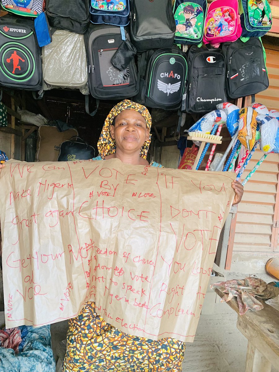 IremideModupe's tweet photo. As I cast my vote to the best candidate,I won’t stop to vote for a better Nigeria.

VOTE your CHOICE. 
#vote #Vote4Peace #righttovote #FreeAndFairElection https://t.co/j2TexE9mJN