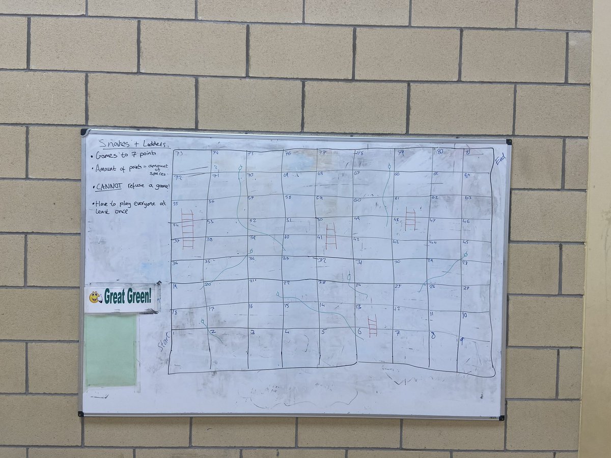Thought I’d share two brilliant games I’ve been using with my BGE classes for badminton and table tennis. Snapchat streak and snakes and ladders. Students have loved this and I’d recommend trying this in your lessons🔥🐍🪜#PE
