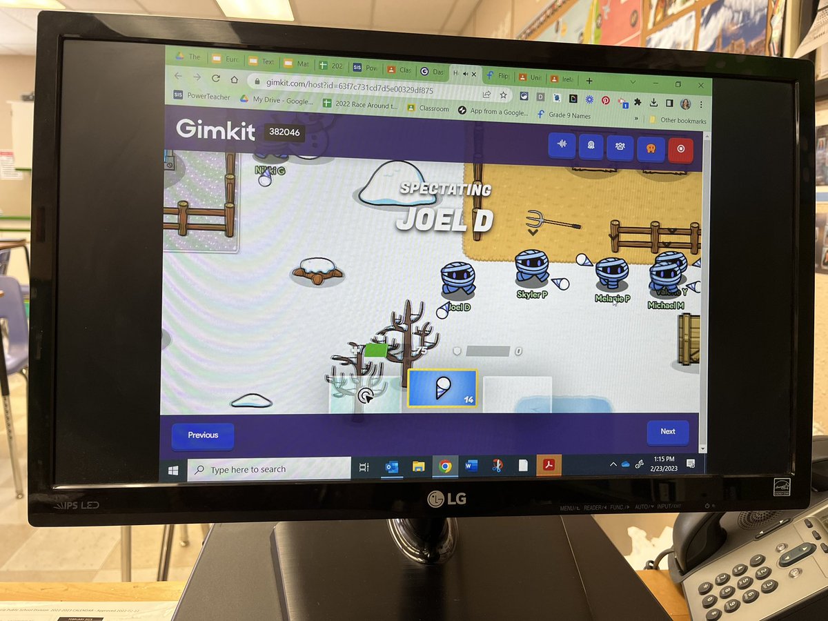My students had fun figuring out the new <a href="/gimkit/">Gimkit</a> mode snowy survival. Great idea incorporating all the 3D modes together!