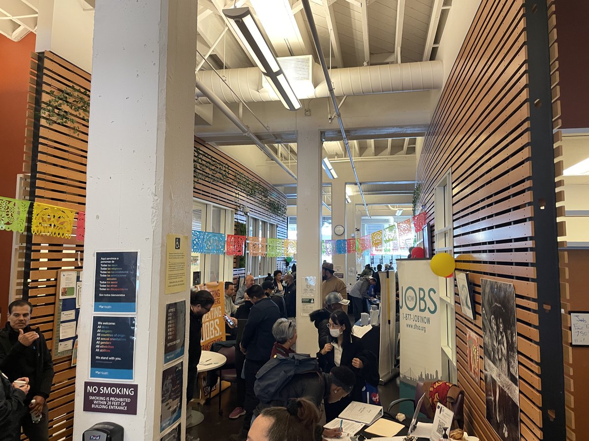 The <a href="/SFReentryCenter/">CASC - Community Assessment and Services Center</a>'s job fair, hosted by <a href="/sfbaygoodwill/">SF Bay Goodwill</a>, was energized by hundreds of formerly incarcerated ppl building new lives.  Everyone deserves a second chance at a first class life! #reentry #fairchance #recovery