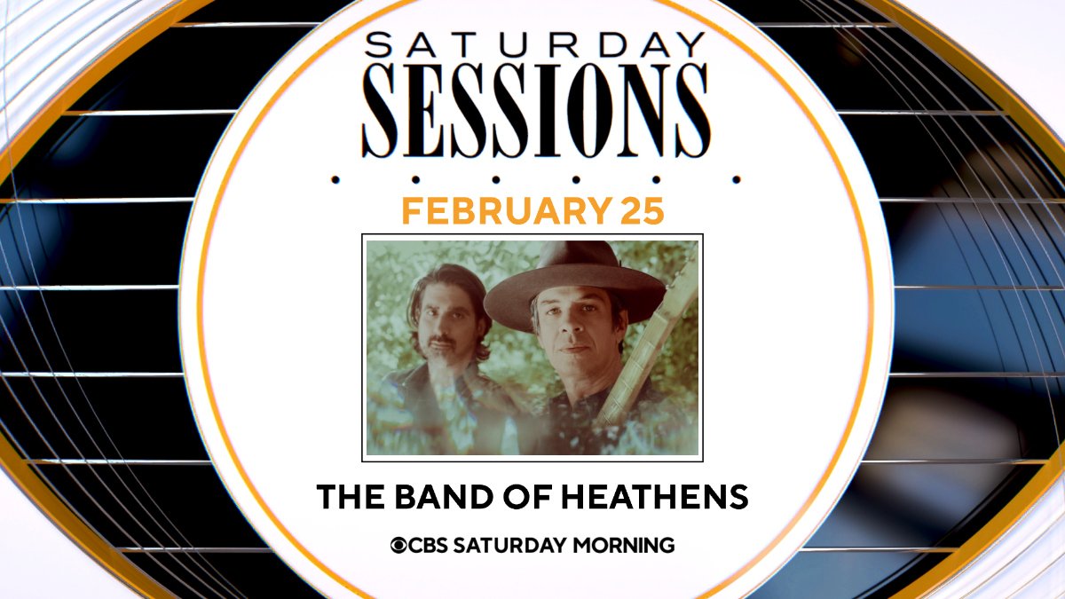 The Band Of Heathens (@bandofheathens) on Twitter photo 🚨 We're taking over your TV screens this weekend with our national TV debut on <a href="/CBSSaturday/">CBS Saturday Morning</a> Morning! Get ready to rock with us as we perform songs in support of our new album #SimpleThings. Tune in and don't miss a beat!
#BandOfHeathens #CBSSaturdayMorning #SaturdaySessions 🚨 We're taking over your TV screens this weekend with our national TV debut on <a href="/CBSSaturday/">CBS Saturday Morning</a> Morning! Get ready to rock with us as we perform songs in support of our new album #SimpleThings. Tune in and don't miss a beat!
#BandOfHeathens #CBSSaturdayMorning #SaturdaySessions