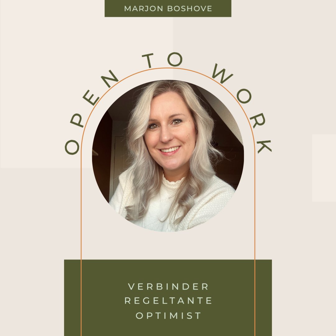marjonboshove's tweet photo. HET ROER OM | Practice what you preach... Ik ga Dion verlaten!

Benieuwd wat ik nu ga doen? Lees het hier: https://t.co/L2fa3hXTci

#beschikbaar #opentowork #regiohardenberg #krachtvangewoondoen #talenten #overheid #onderwijs #nonprofit #mensenwerk #verbinder #regeltante https://t.co/QZGEZfZHSm