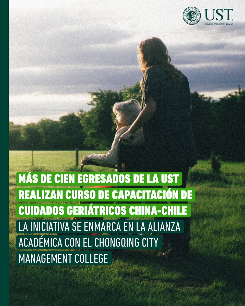 La Facultad de Salud UST inaugura el primer “Curso de Capacitación de Cuidados Geriátricos China-Chile”. 

Conoce más de esta iniciativa leyendo la nota completa en: bit.ly/3S2vZzg.