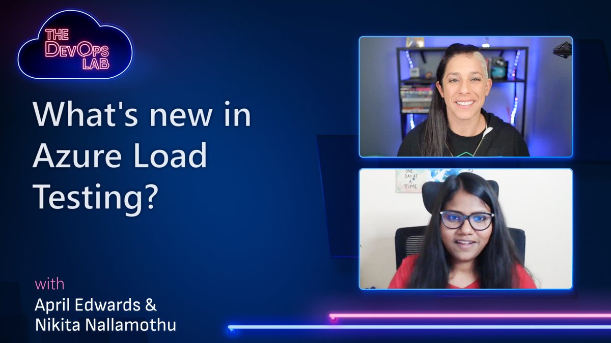 MSdevIRL's tweet image. Nikita Nallamothu joins April Edwards to run through #Azure Load Testing — now generally available, with a tutorial covering everything from how to get started, to customizing your test scripts and analyzing test results. Watch now: msft.it/60175djJB