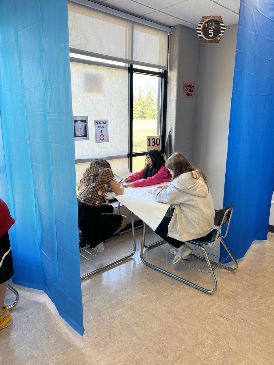 MrsGordonKMS's tweet photo. It was a great day in Math! ✏️🙌🏼Math 6 students became “surgeons” to perform Order of Operations in a total classroom transformation, and Math 7/8 students enjoyed practicing exponent rules in the sun! @KarrerMS @DublinSchools https://t.co/8nWQBsYPLD