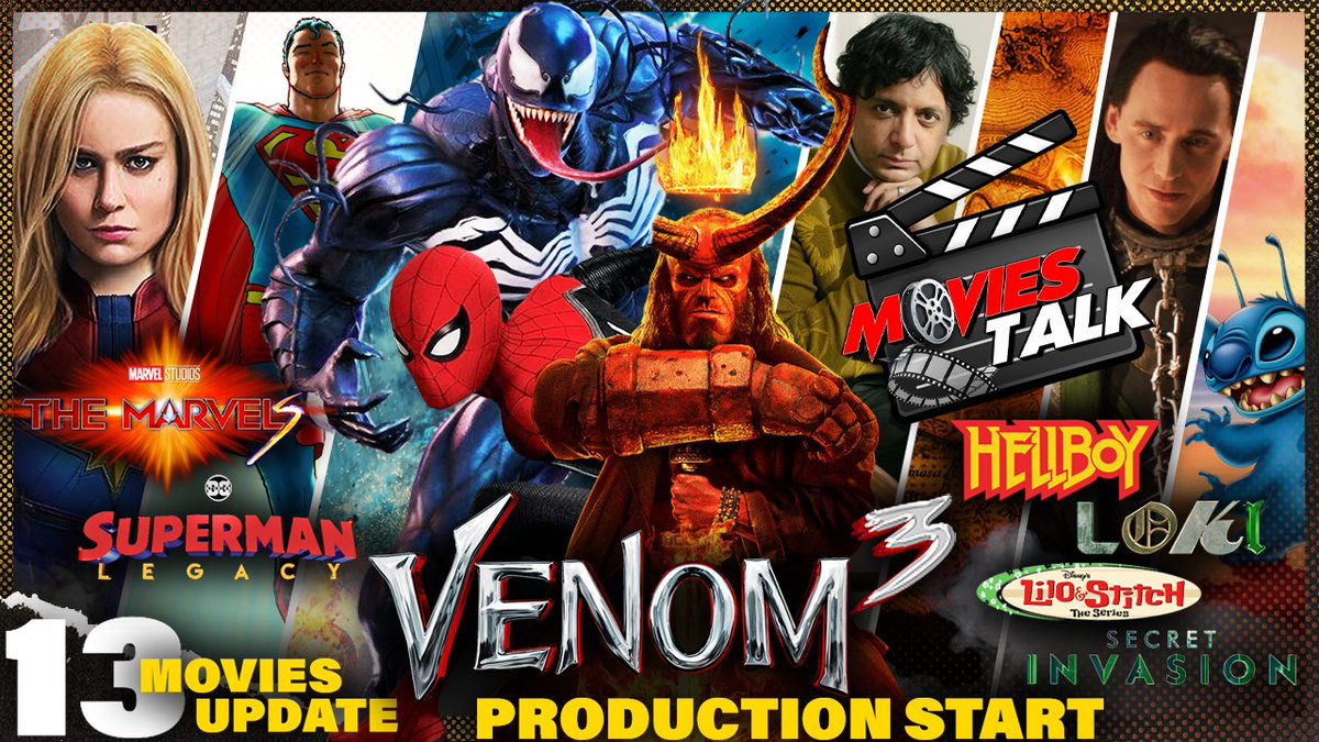 moviestalkhindi's tweet photo. #Venom3 Production, #SupermanLegacy, #LokiSeason2 Release, #HellboyReboot, #TheMarvels New Release, #Dcu & Mor...
Link: https://t.co/7DEFVjrOZ2
via @moviestalkhindi https://t.co/yjS38xGXxo