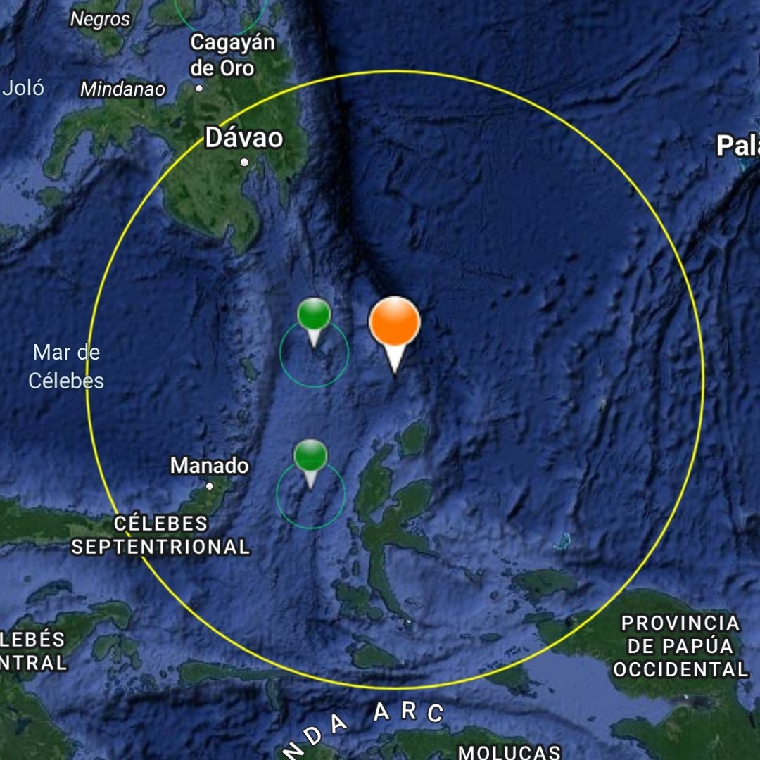 Sargox's tweet photo. 🔴 #Sismología | Terremoto en #Indonesia. ⚠️
Siendo las 08H02-UTC se dio evento sísmico moderado. La zona donde se liberó la energía esta comprendida al norte de #Sopi. 🏝
🔴 M6.3Mw (#GFZ)
🔽 Prof: 108km
🌊 Tsunami: No https://t.co/rEY0wSGN0C