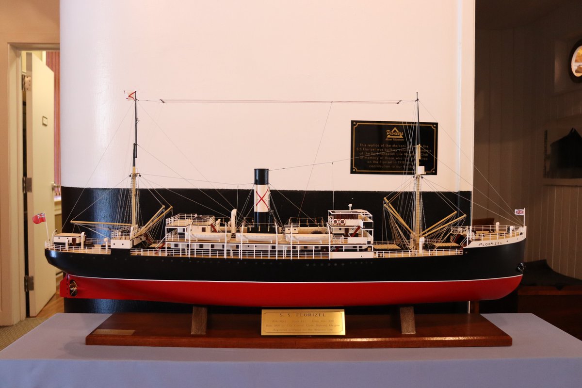 105 years ago today the S.S. Florizel, caught in a storm, ran aground off the shore of Cappahayden, NL. Only 44 of the 137 passengers and crew survived as the ship was torn to pieces. Want to know more? See The Loss of The Florizel online exhibit on our website, or come visit us!