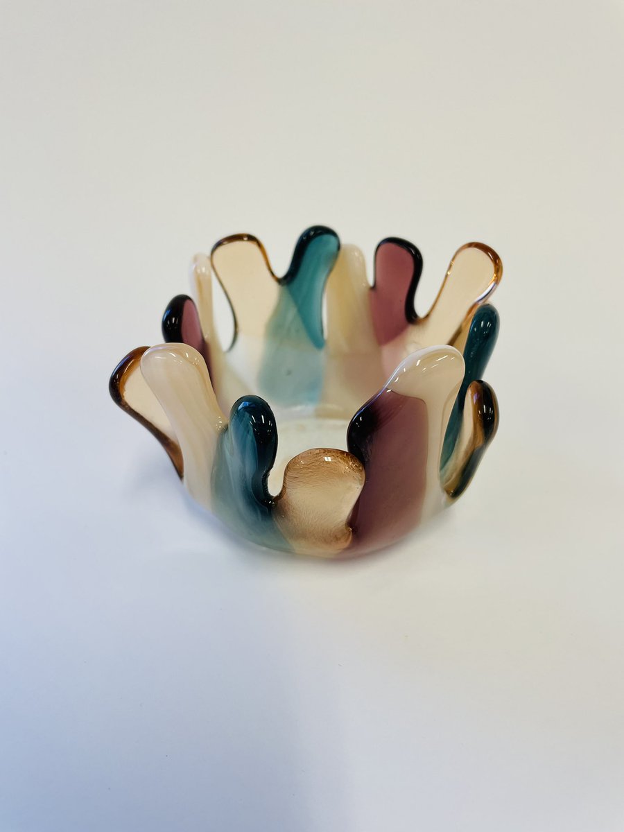 RLJH gr 9’s learned a bit about surface tension and forming glass while creating these abstract dishes. #ThanksToYouHalifax