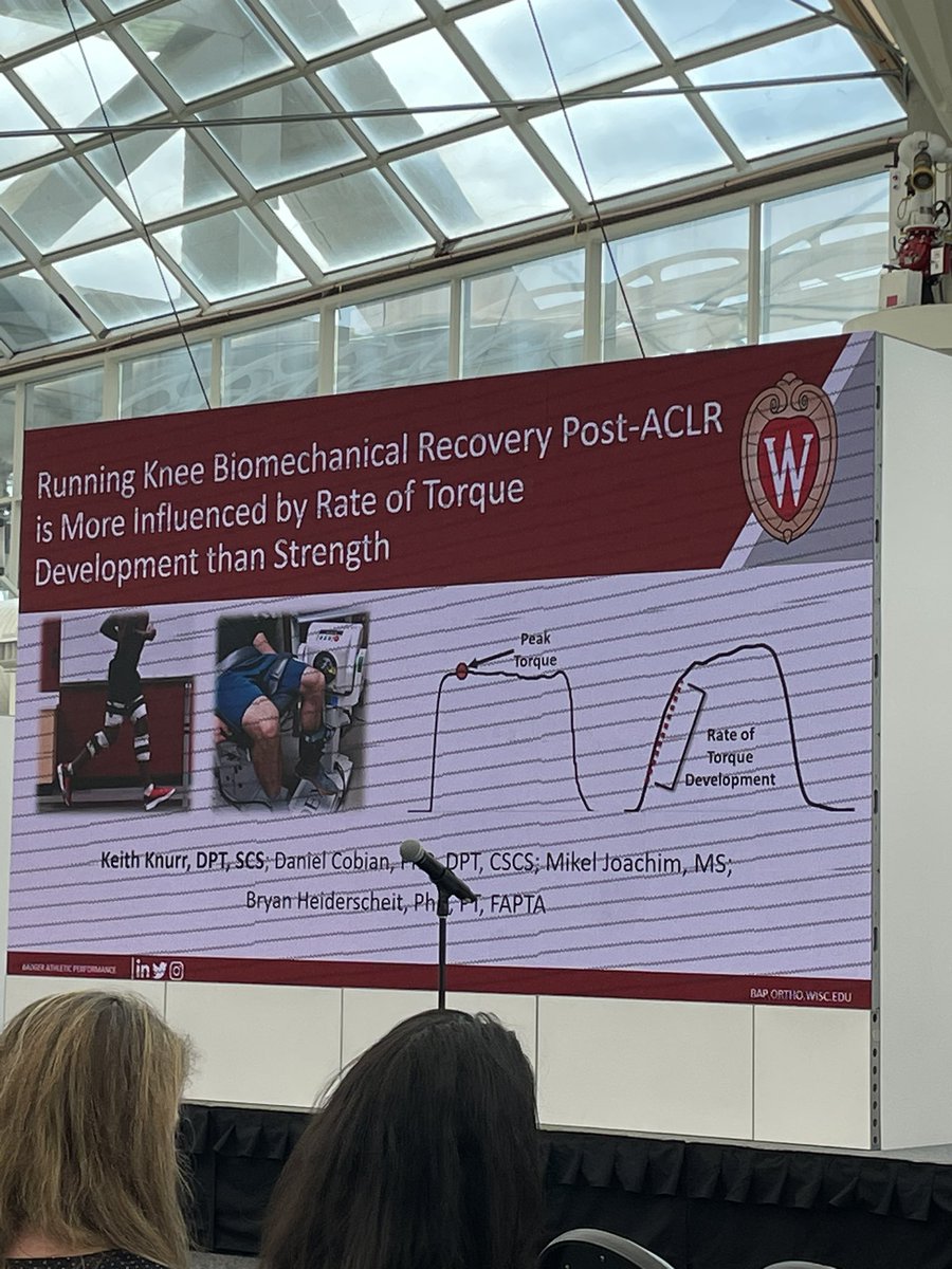 Jeff Taylor-Haas, DPT (@jefftaylorhaas) on Twitter photo <a href="/KeithKnurr/">Keith Knurr</a> presenting on factors influencing stance phase peak knee flexion and peak knee extensive moment in collegiate runners s/p ACL-R <a href="/KeithKnurr/">Keith Knurr</a> presenting on factors influencing stance phase peak knee flexion and peak knee extensive moment in collegiate runners s/p ACL-R