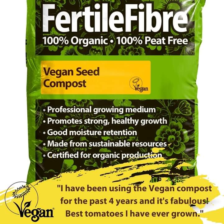 Fertilefibre's tweet photo. If you're growing #Vegan this year, our Vegan #SeedCompost is just what you need!
🌱 Growers report great results
🌱 Promotes strong, healthy growth
🌱 Certified Organic and suitable for anyone growing to Vegan standards
Available to buy here 👉 https://t.co/w9Ayx5ua3G https://t.co/VOI0vJLSAA