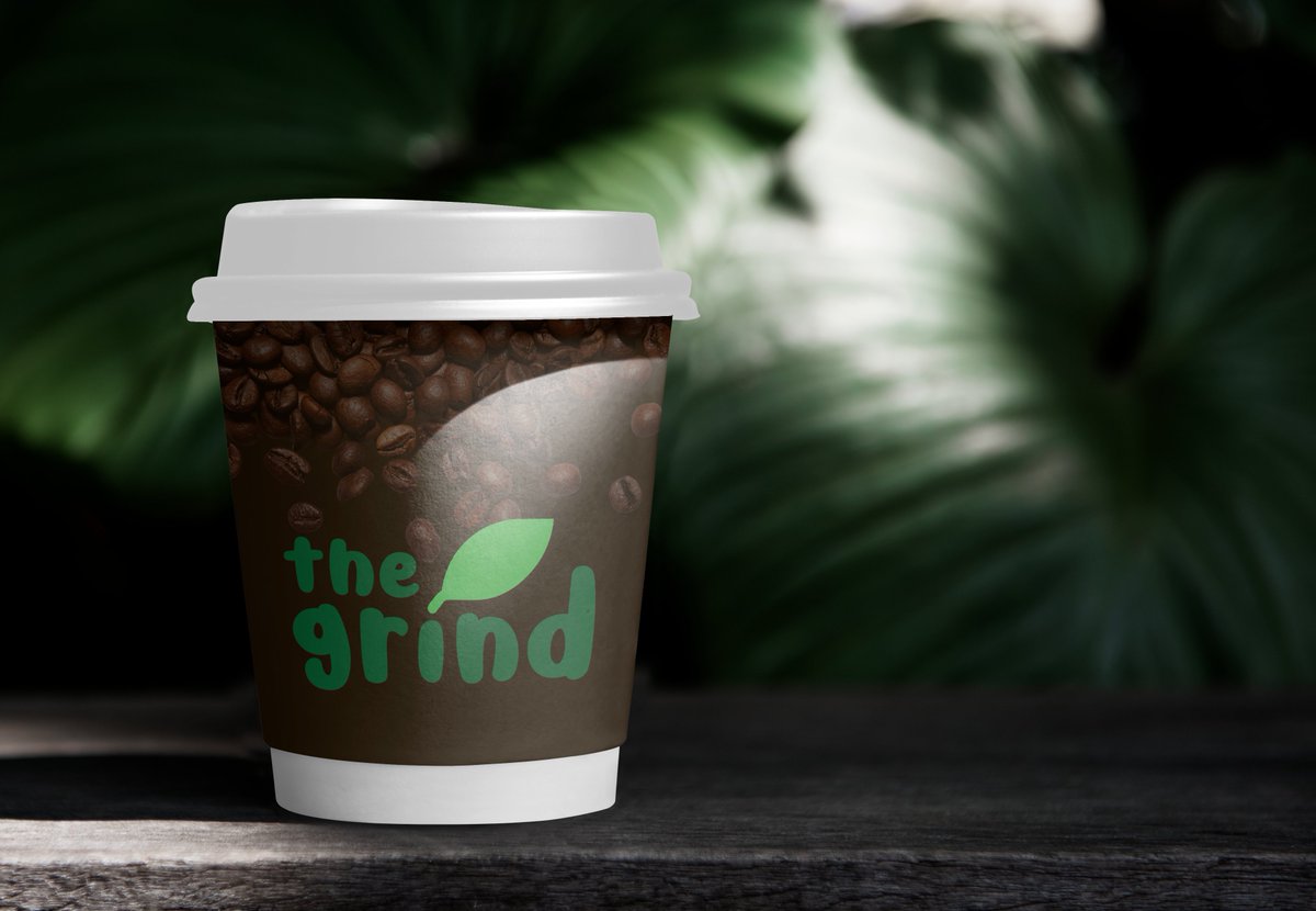RussDesigned's tweet photo. Fictional coffee company called The Grind. 

Images provided by https://t.co/cuSbeIQ9lG

#AdobeIllustrator #AdobePhotoshop

#LogoDesign #30DaysOfLogos #30DayChallenge #Adobe #GraphicDesign #Mockup #Coffee #ProductDesign https://t.co/IVDq0zwPJ1