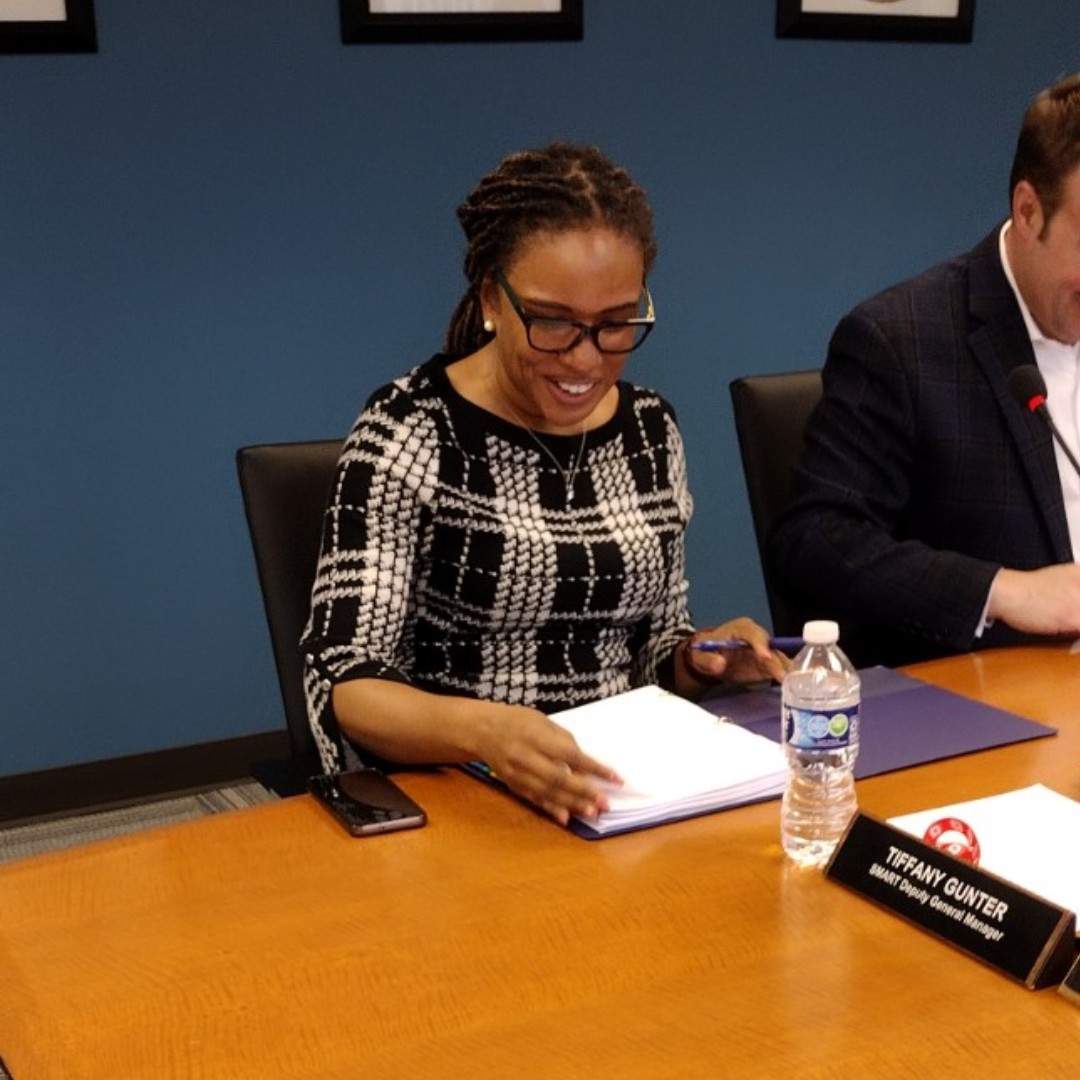 Deputy GM &amp; COO Tiffany Gunter presents to the board the need to contract Federal and State lobbyists to provide services for legislative support for SMART.
