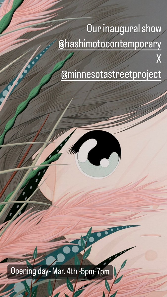 So excited to participate for <a href="/HashimotoArt/">romero Hashimoto</a> 's inaugural exhibition at their new space at @minnesotastreetproject 

<Hide&amp; Seek> 
Alison in the closed garden
36x36”
2023
Acrylic on linen

Please stop by if you are in local and say hello to me. 

💗