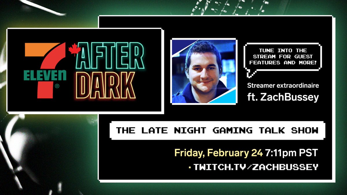 #711AfterDark with <a href="/zachbussey/">Zach Bussey 🇨🇦</a> kicks off in just 24 hours! 

Catch us live here: twitch.tv/zachbussey