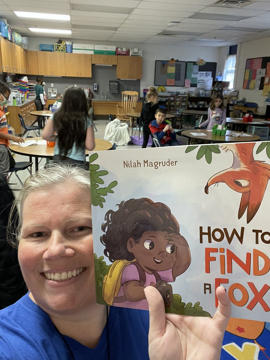 Ms. Monroe’s class enjoyed How to Find a Fox by Nilah Magruder from the #LiteratiBookFairs today! #mymisdreads #slaughterstrong2223