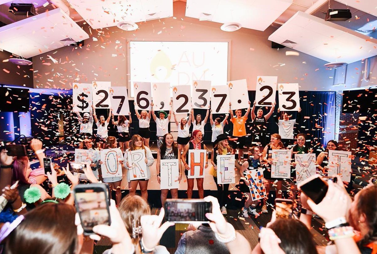 (1 of 2) We’d like to give our sincere thanks to the <a href="/AuburnDM/">AuburnDM</a>  students for raising over $276,000 for The Children’s Hospital at Piedmont Columbus! They have raised over $3.3 million since they started doing the dance marathon 12 years ago.