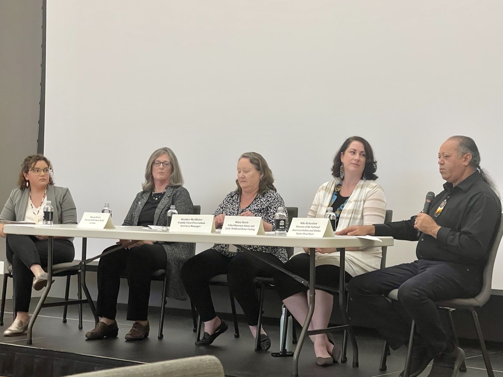 Meanwhile, back in NC, our Early Learning Associate Policy Analyst, <a href="/EmilyChavisTHI/">Emily Chavis, M.Ed.</a>, just finished up moderating a session at the NC Indian Child Welfare Gathering on "Aligning Early Childhood and Child Welfare Systems to Support Tribal Children and Families"!