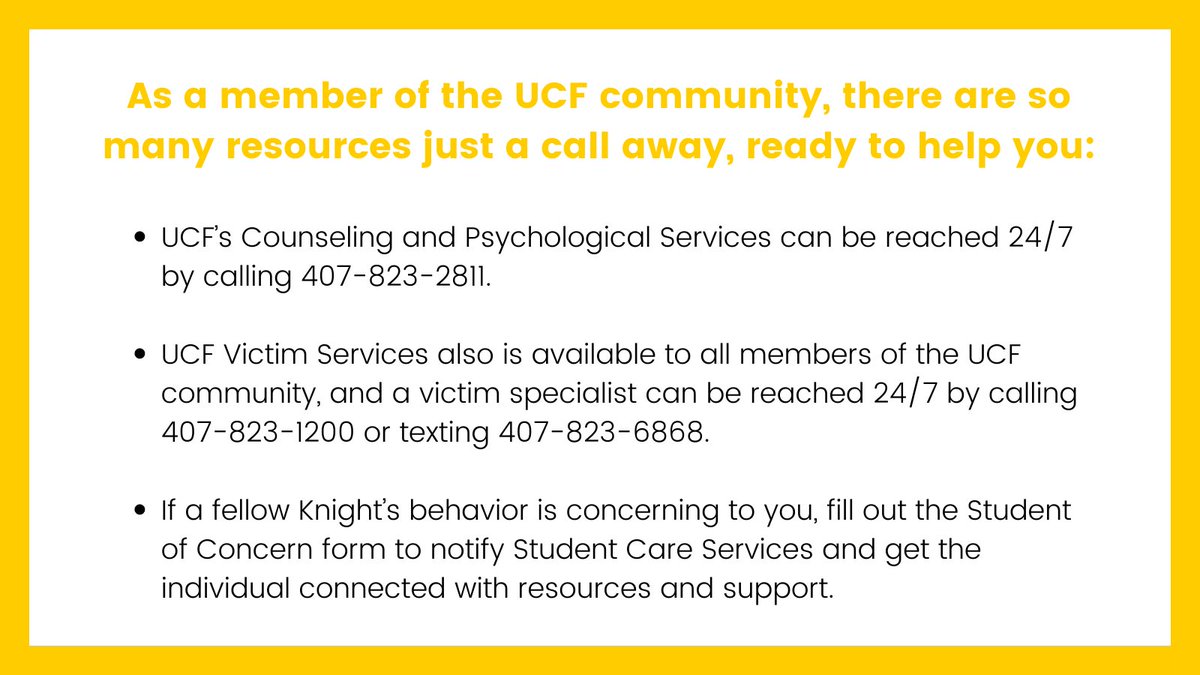 UCF Police Department tweet media