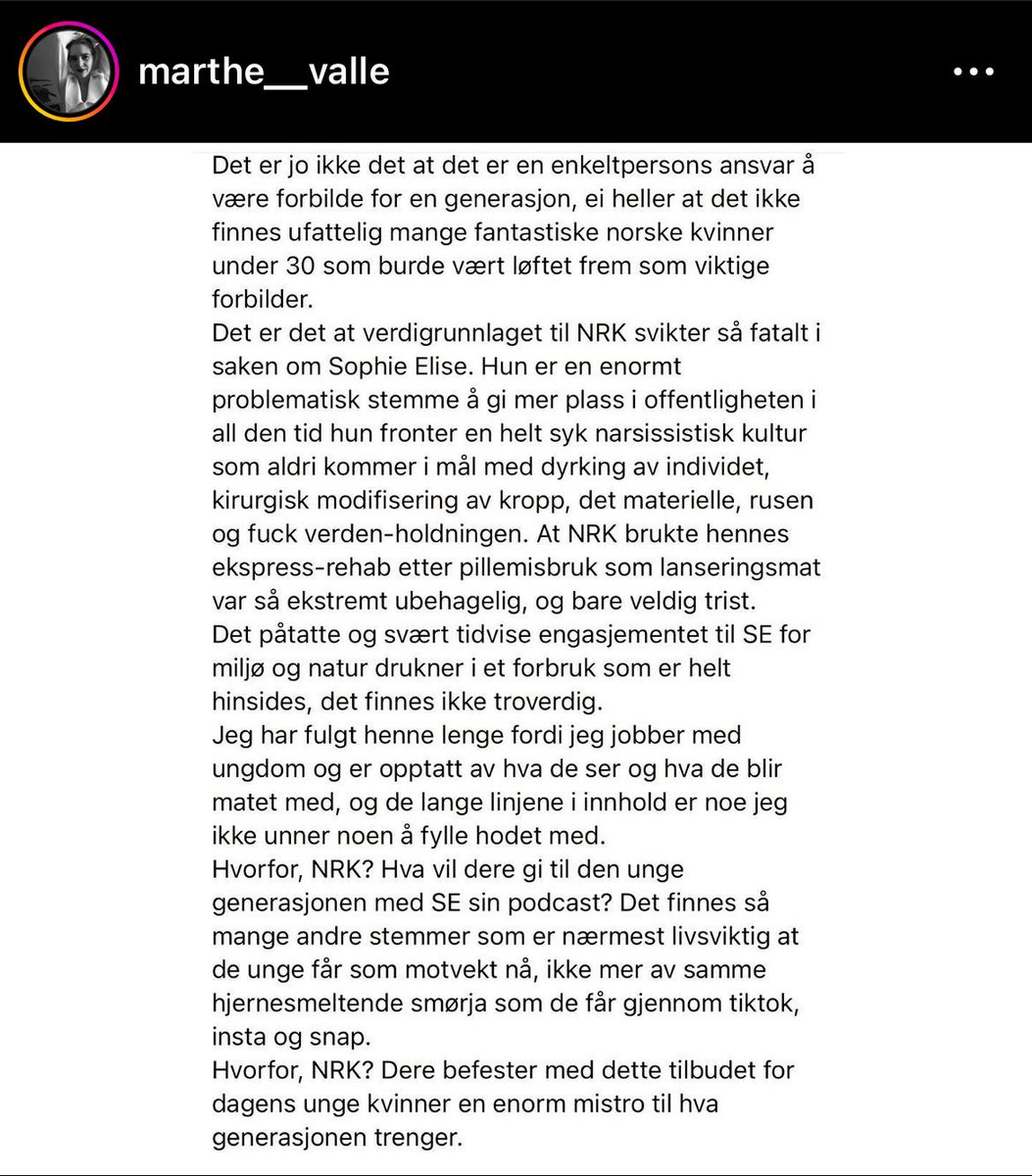 Barer minner <a href="/NRKno/">NRK</a> og #nrkdebatt om hvilke verdisyn de tillater seg å bruke penger på å formidle. Og litt til.