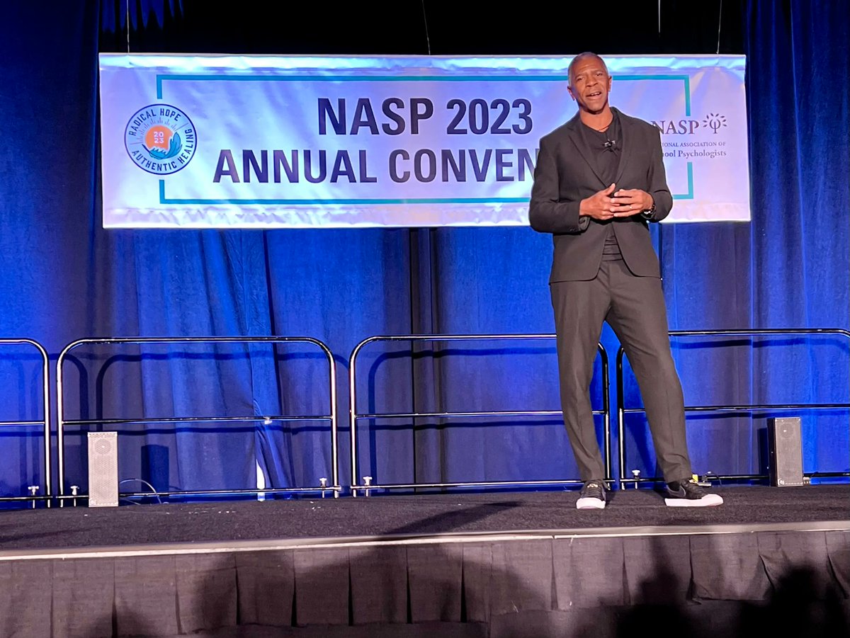 NASP members can now watch in full Dr. Shawn Ginwright’s extremely well-received Keynote Address at the 2023 convention in Denver. Listen now to his touching stories and insightful remarks. Member access is available until April 28, 2023. bit.ly/3XUzZDm