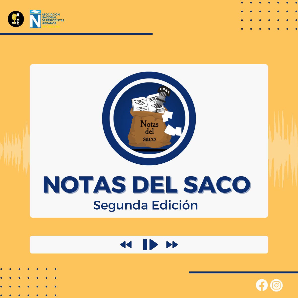 NotasDelSaco's tweet photo. Si te perdiste la edición de hoy, puedes sintonizarla a través de UPRA Web Tube: https://t.co/uazhkuZHMI

#COMUUPRA #orgulloUPR #UPRA #NotasDelSaco #UPRAWEBRADIO #nahjupra #MoreLatinosInNews https://t.co/Tf3VNEYjuS