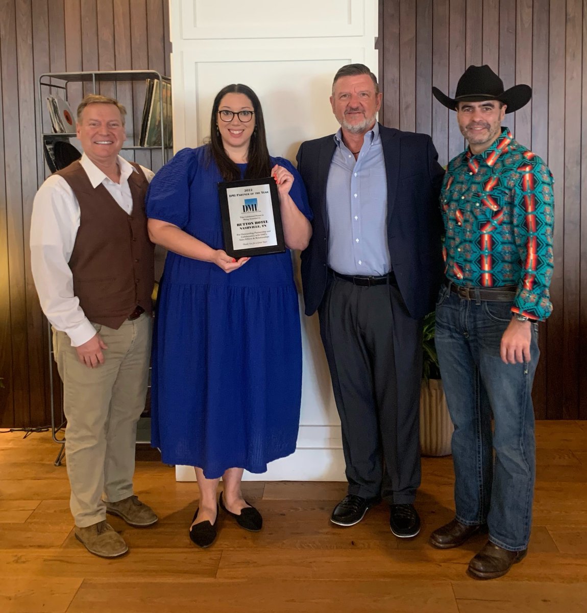 DMI_Hotels's tweet photo. DMI is pleased to announce that the The Hutton Hotel Nashville has been named our 2022 DMI Partner of the Year! This prestigious award is awarded to not only the best partner to DMI as a whole, but also the partner that has performed exemplary service to our clients!
#WhyCallDMI https://t.co/veLodvot1v