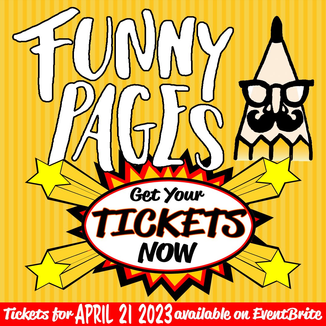 FunnyPagesFest's tweet photo. Funny Pages 2023 is gearing up. Grab your tickets for April 21 2023 on EventBrite - already half reserved!
#ireadcanadian https://t.co/KGVYgJYGdV