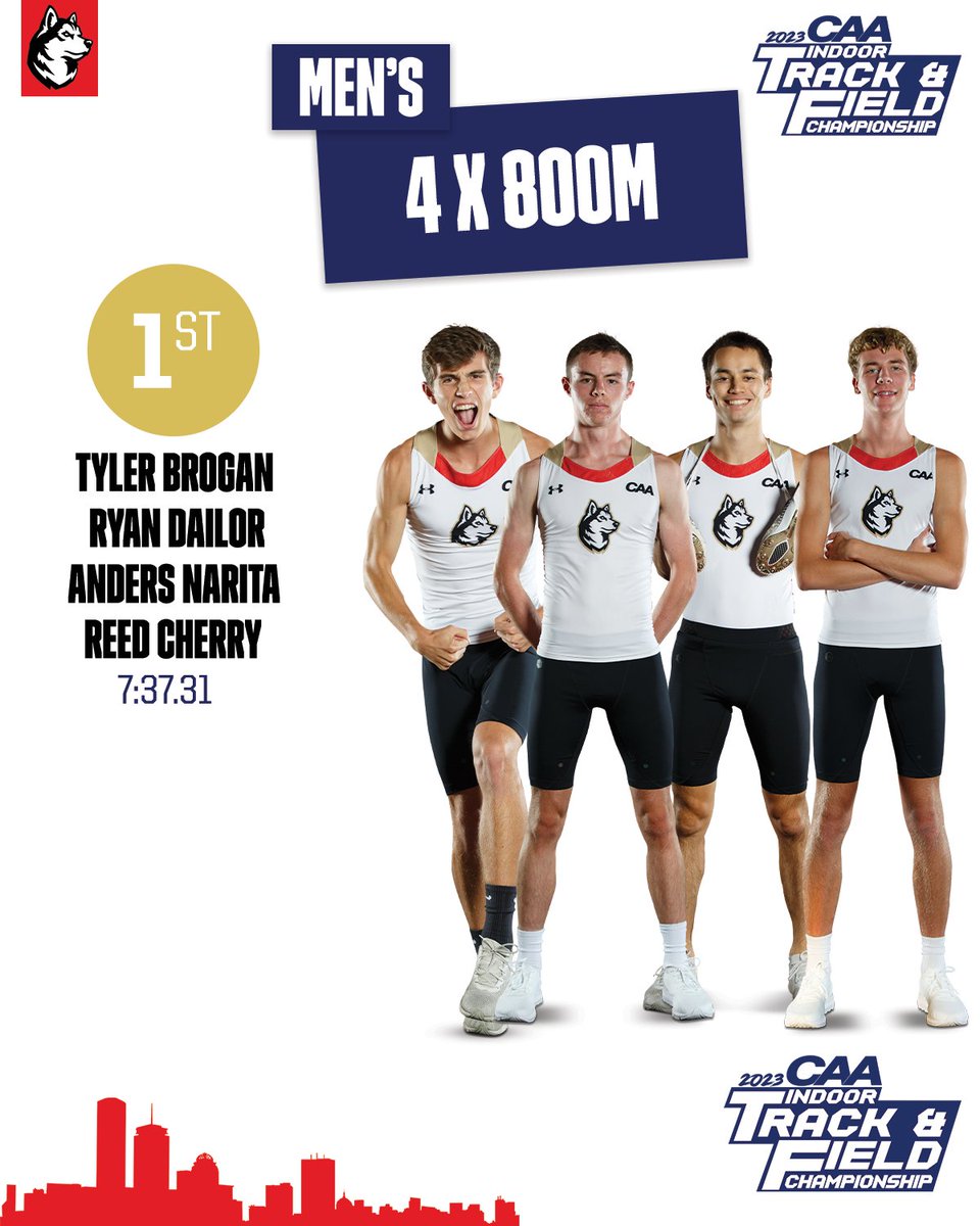 🥇Not Slowing Down🥇

The Huskies men's 4x800 team gets ANOTHER gold medal for Northeastern and the Huskies are closing in...

#HowlinHuskies
