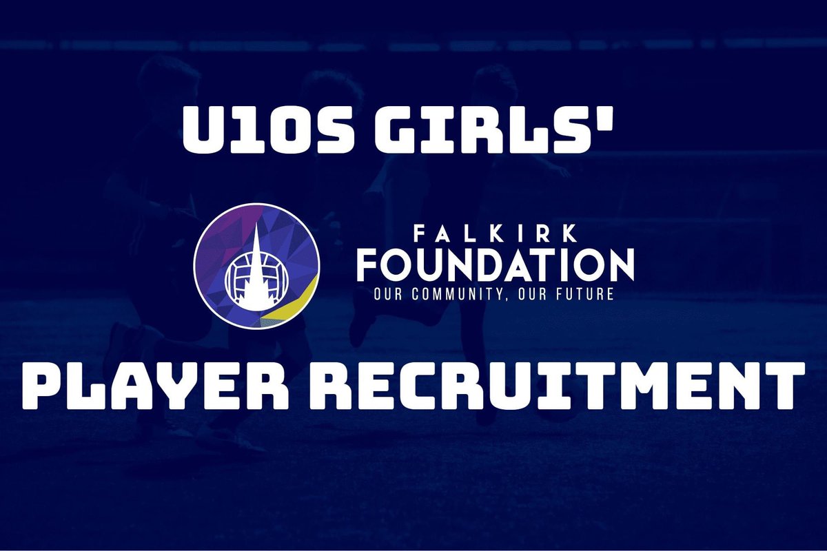 Our under 10s are looking for players to add to their squad as they transition to 7-a-side ⚽️

DM or contact info@falkirkfoundation.org 

💙 U10s Girls
⏰ Monday-Wednesday-Sunday 
📍 Falkirk Stadium/Community pitch

#COYB