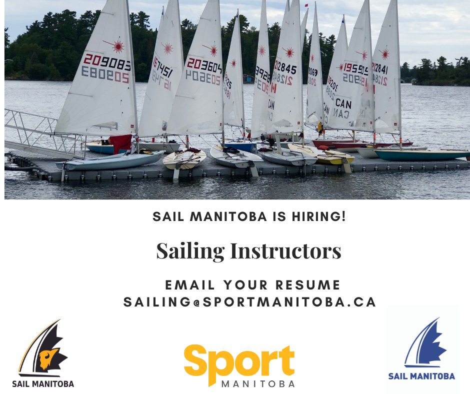 We are hiring!  sailmanitoba.com/home/jobs
