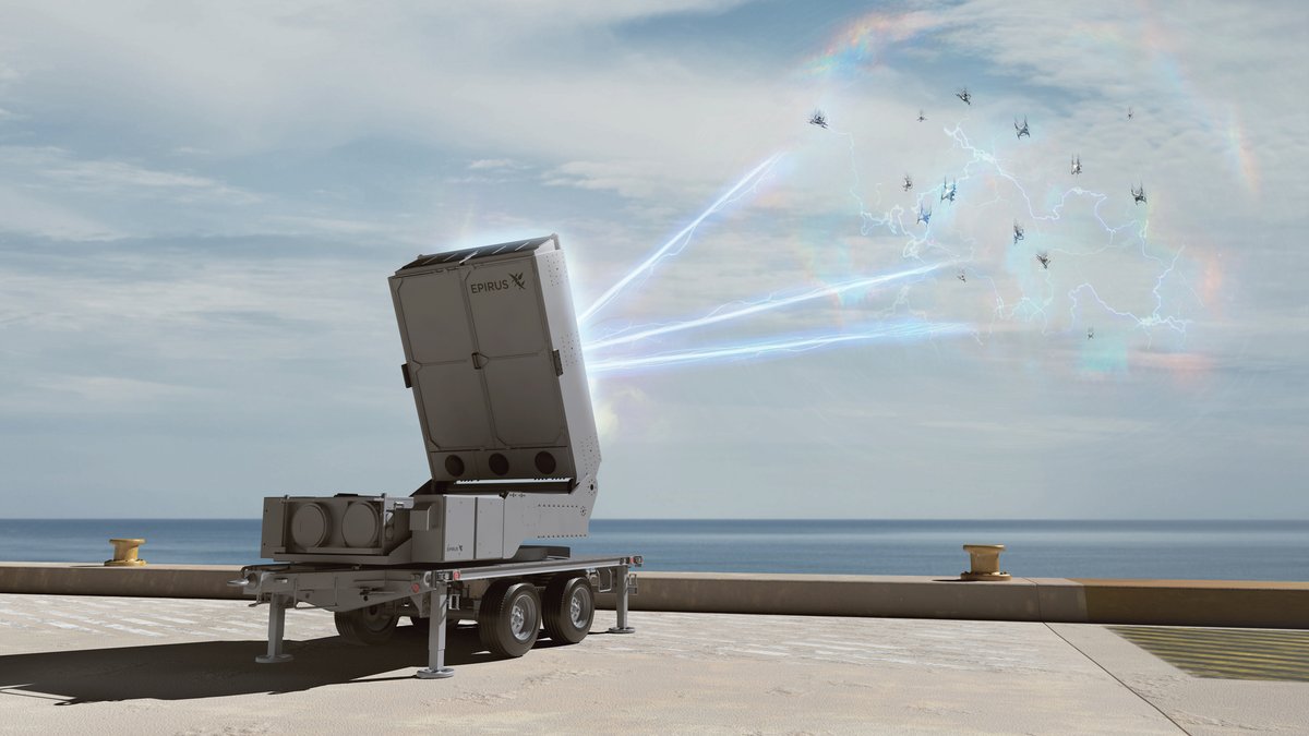 epirus's tweet photo. With our warfighters facing a multitude of next-generation threats, counter-swarm technology will prove essential to maintain overmatch. https://t.co/UChK2Xxq6M