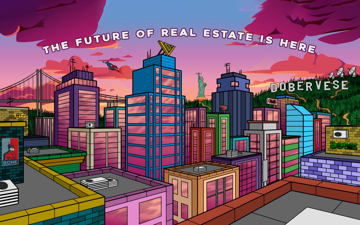 #DoberYork - the city of success, hard work and high ambitions. 🏙️⚡️

The city full of properties that can be split into parts and sold as NFTs. 🔑

#NFTsales #web3 #realestateinvestment