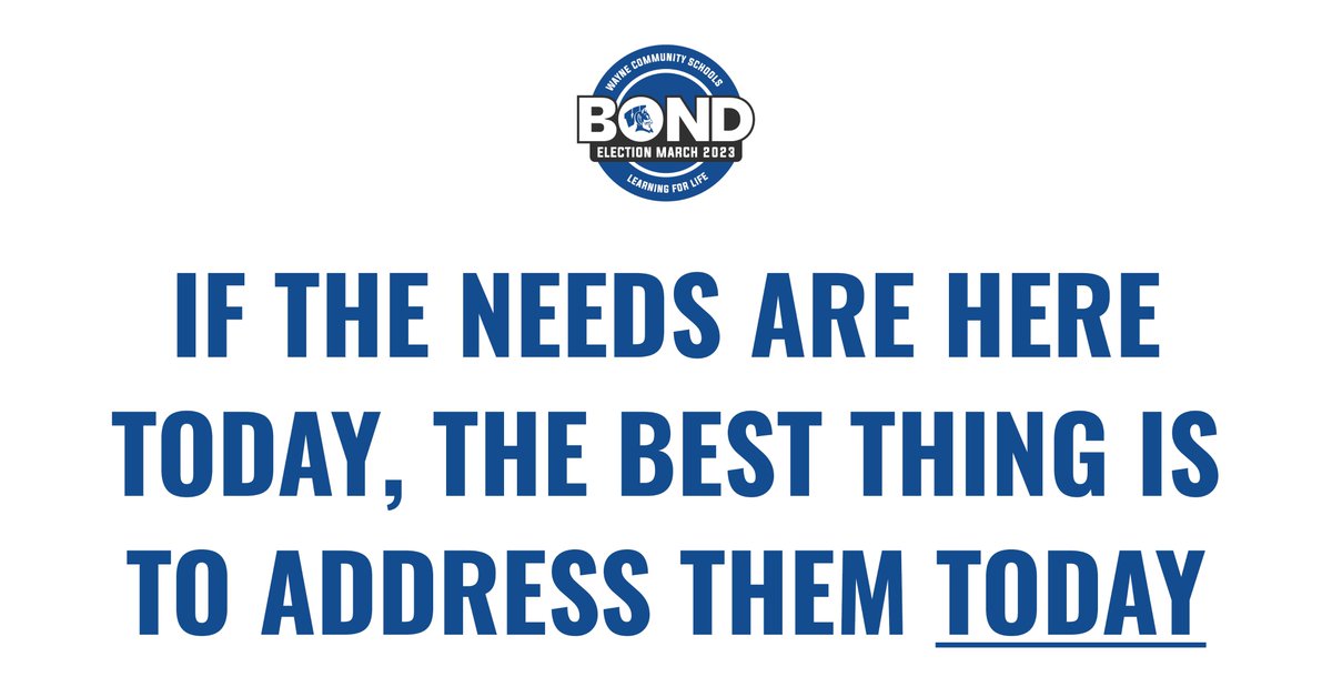 WayneSchoolBond's tweet photo. 15 days to turn in your ballot. Every vote counts! https://t.co/kwV0ZmN5Rr