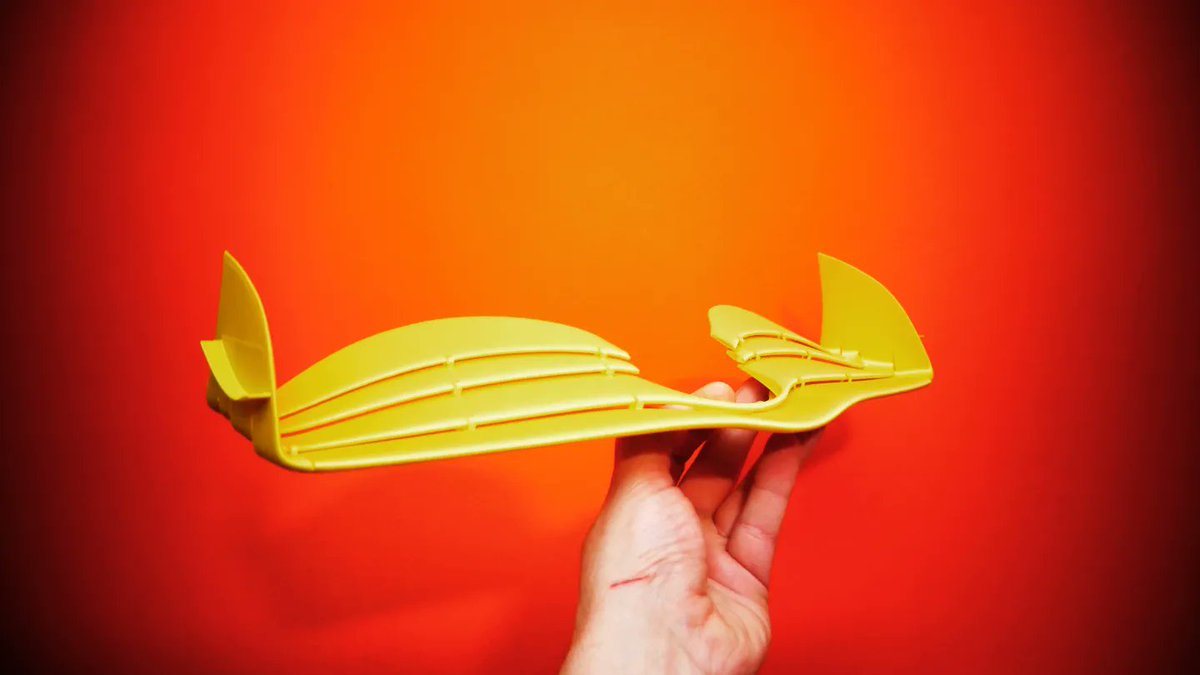 de3dprintman's tweet photo. I already finished the front wing of the 2023 #Formula1 car design by #STLLabs and holy cow it looks so good. It is printed in 0.2mm layers and 5% infill in #SpectrumFilaments Premium PLA Silk Unmellow Yellow on the @BambulabGlobal P1P.
#3dprinting #3dp https://t.co/PNXNzBnXto