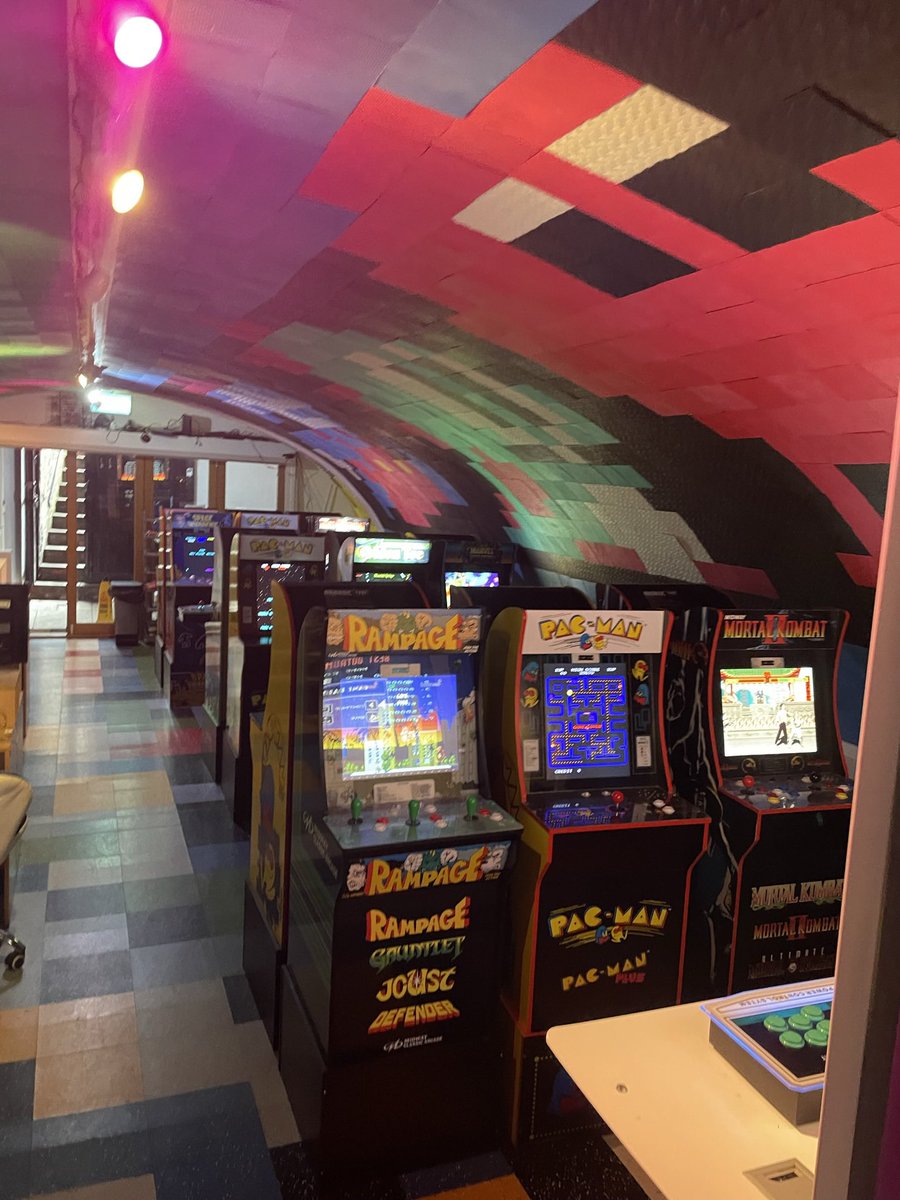 We're open this Friday 11.30am-4pm, Saturday 11.30am-6pm &amp; Sunday 11.30am for first session only as have a private party. Booking recommended. 
booking.gameover.cafe
For birthday parties or exclusive hire email booking@gameover.cafe or phone 0770 105 9629.